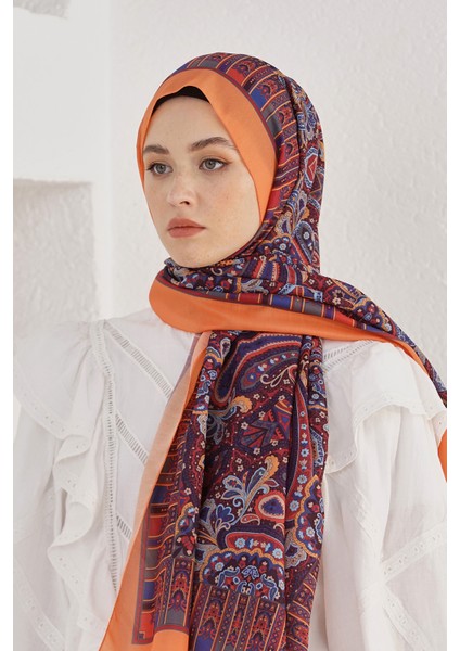 Scarf Linen Şal - Linen Harmony Pamuk Keten Şal 4298
