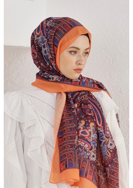 Scarf Linen Şal - Linen Harmony Pamuk Keten Şal 4298 modelleri