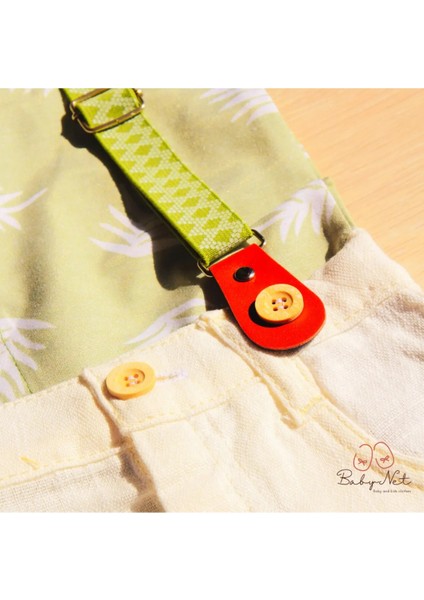 Palmiye Detaylı Askılı 2'li Gömlek Takım fiyatları