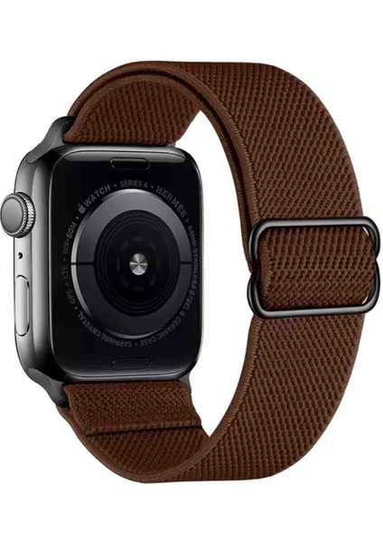 Apple Watch Seri 10 9 8 7 6 Se 5 4 3 2 1 Uyumlu 42-44-45-46-49 mm Esnek Tokalı Bez Kordon