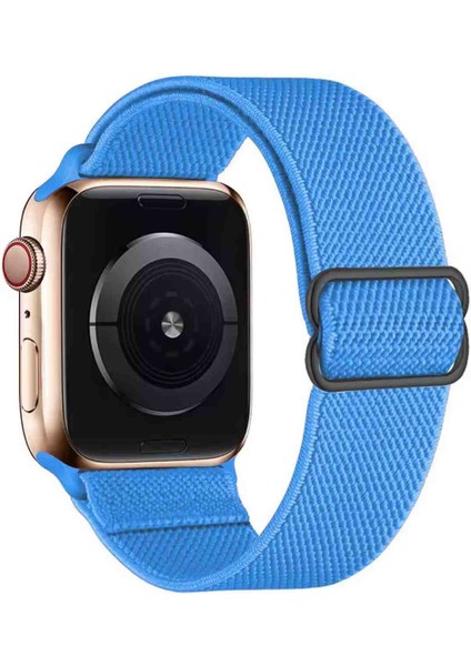 Apple Watch Seri 10 9 8 7 6 Se 5 4 3 2 1 Uyumlu 42-44-45-46-49 mm Esnek Tokalı Bez Kordon