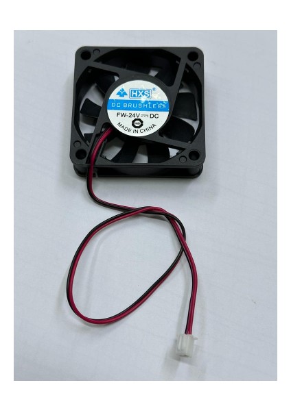 24 Volt 6 cm Fan 6 cm 24 Volt Fan 6X6X1.5 cm 2 Pinli 24 Volt Fan modelleri