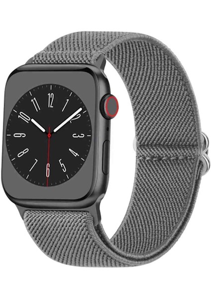 Apple Watch Seri 10 9 8 7 6 Se 5 4 3 2 1 Uyumlu 42-44-45-46-49 mm Esnek Tokalı Bez Kordon