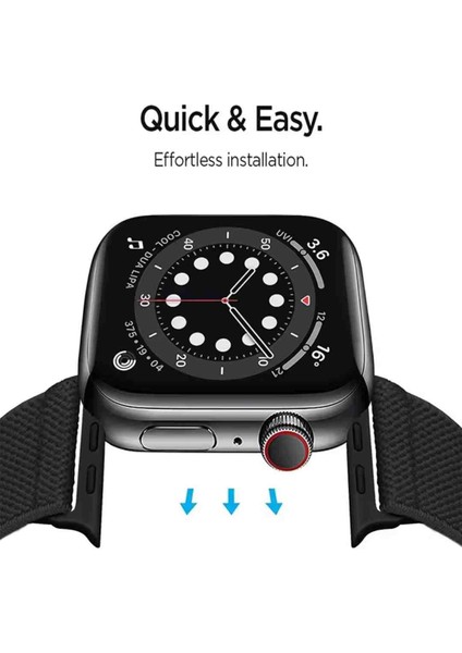 Apple Watch Seri 10 9 8 7 6 Se 5 4 3 2 1 Uyumlu 42-44-45-46-49 mm Esnek Tokalı Bez Kordon