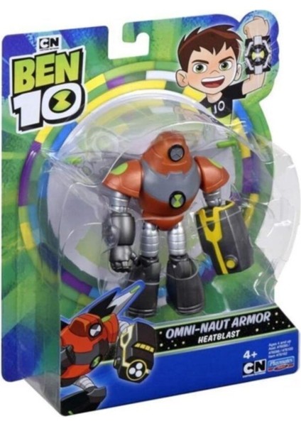 Giochi Prezosi Ben 10 Aksiyon Figürleri - Omni Naut Armor Heatblast BEN53110