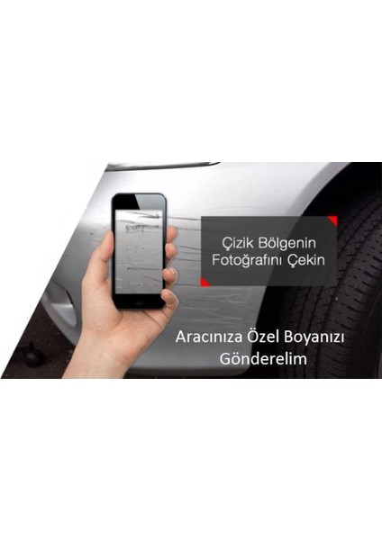 Nissan Kod: Ay4 Koyu Kırmızı 400ML Rötuş Boya Seti