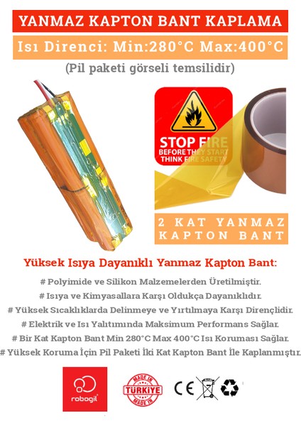 Viomi V2 3200MAH Bataryası Uyumlu Robot Süpürge Pili B3211M-VIO-005