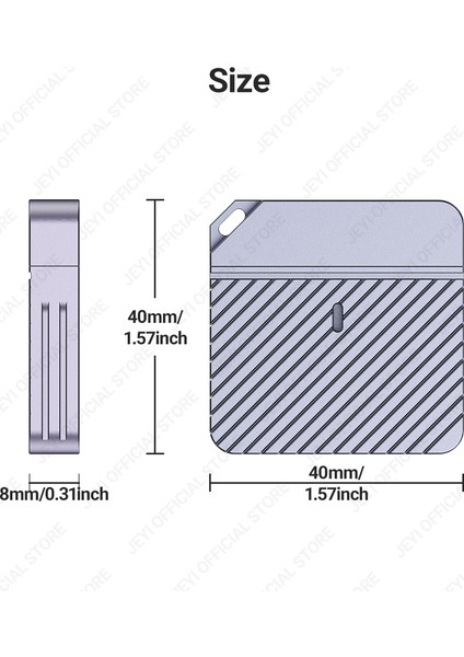 2230 M.2 Nvme SSD Kutusu Type-C 3.2 10Gbps Süper Hızlı Manyetik Mıknatıs Son Nesil Teknoloji