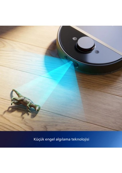 Günlük Zahmetsiz Islak ve Kuru Derinlemesine Temizlik 7000 Islak Kuru Robot Süpürge, 5000 Pa,titreşimli Mop,sert Zemin ve Halıya Uygun Wi-Fi Ile Telefon ile Kontrol+Temizlik Seti