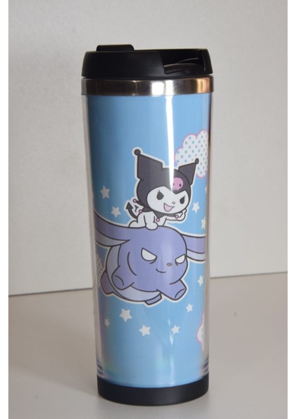 Kuromi Desenli Termos Bardak
