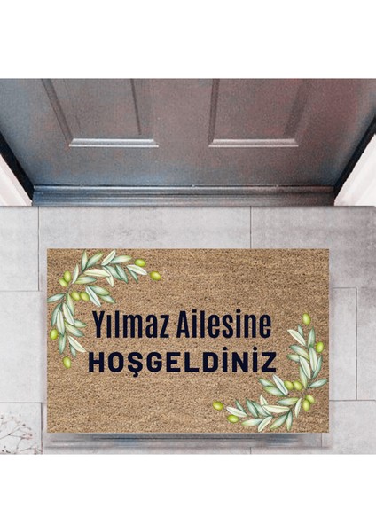 Kapı Önü Paspası Dekoratif Dijital Baskı Kişiye Özel P-2451