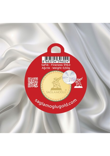 0.50 gr 22 Ayar Sağlamoğlu Gram Altın fiyatları