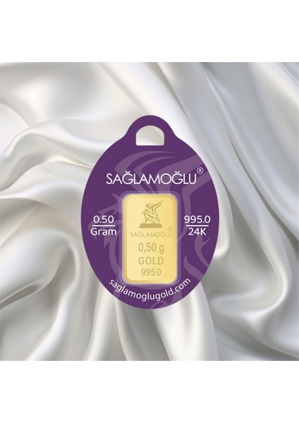 0.50 gr 24 Ayar Sağlamoğlu Gram Altın