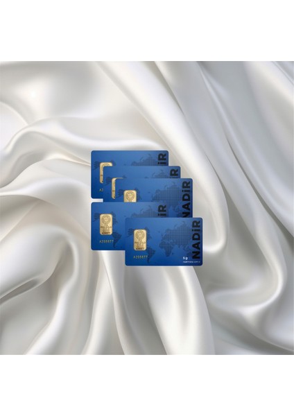 5 Adet 5 gr 24 Ayar Nadir Gram Altın