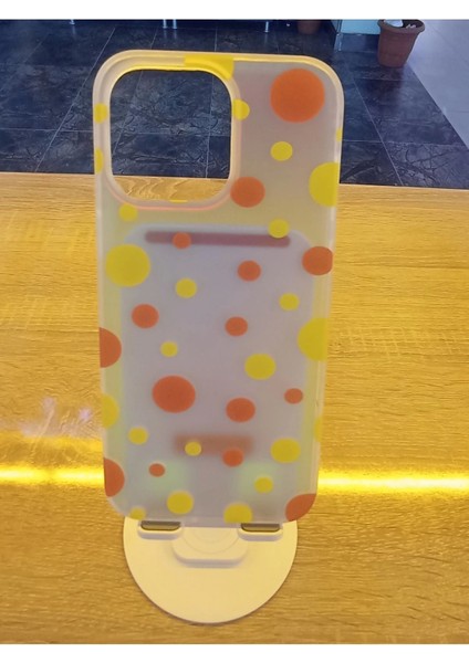 15 Pro Max Uyumlu Hologramlı Kapak Işıkta Renk Değiştiren Kılıf