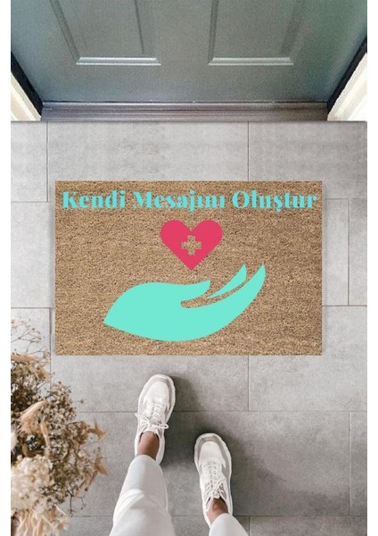 Dijital Baskı Kişiye Özel Iç Kapı Dekorasyon Paspas PS11213