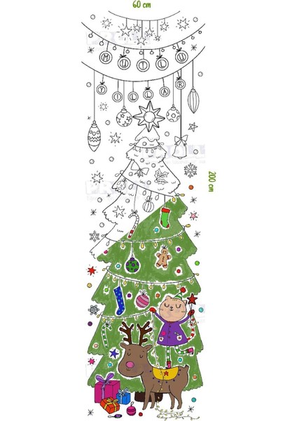 Yeni Yıl Ağacı Boyama Kağıdı fiyatları