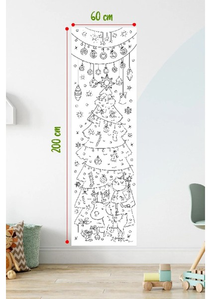 Yeni Yıl Ağacı Boyama Kağıdı modelleri