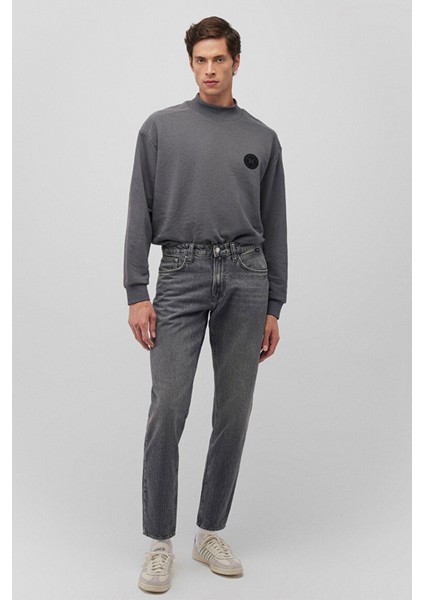 Erkek London Street Denim Jean Pantolon - Gri
