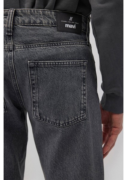 Erkek London Street Denim Jean Pantolon - Gri indirimleri