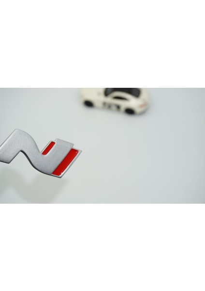 Hyundai N Line Bagaj 3m 3D Gri Kırmızı Logo Amblem Rozet