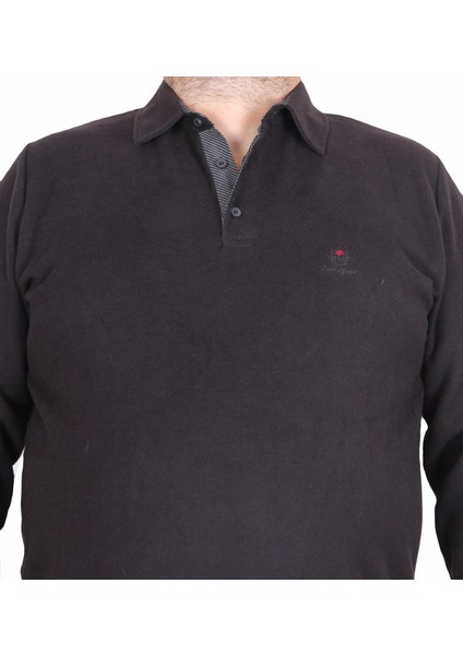 Erkek Büyük Beden Polo Yaka Sweat Feel Good 24408 Sıyah fiyatları