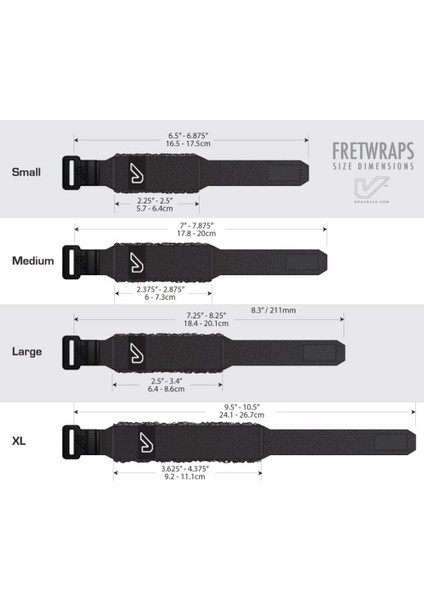 Fretwrap - Mavi - Small