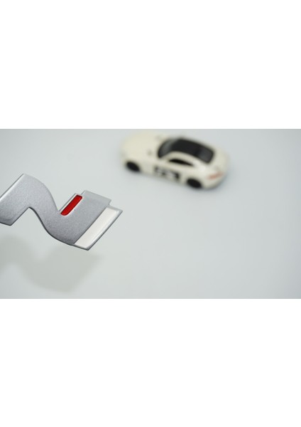 Hyundai N Line Bagaj 3m 3D Gri Beyaz Logo Amblem Rozet
