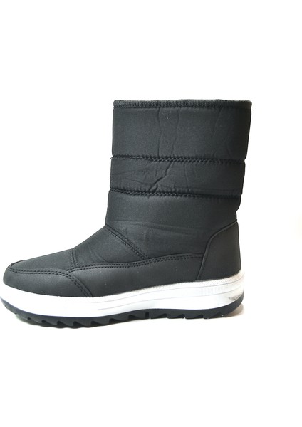 Aw.25 Siyah & Bej Kürklü Cırtlı Kız Çocuk Kar Bot fiyatları