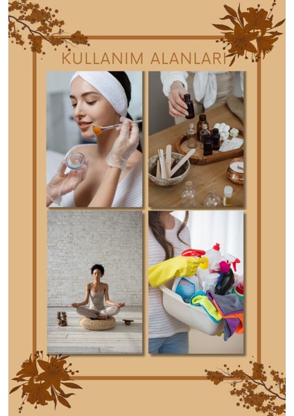 Lotus Uçucu Yağ Oda Kokusu Stresi Azaltıcı 10 ml Doğal Aromaterapi Yağı