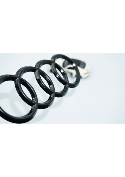 Audi Tt Ön Kaput 188MM Siyah Halka Rozet Amblem Arma
