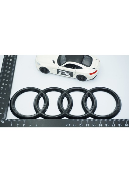 Audi Tt Ön Kaput 188MM Siyah Halka Rozet Amblem Arma