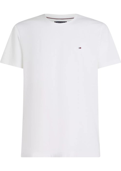 Erkek Essentıal Reg Fıt Solıd Tee T-Shirt - Beyaz