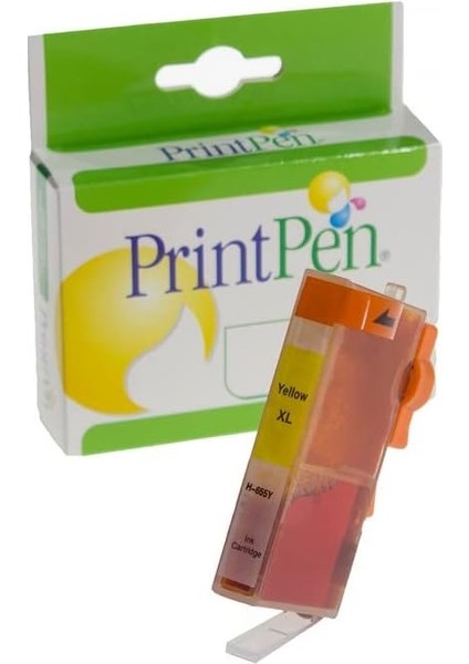 655 (CZ112AE) Sarı Muadil Mürekkep Kartuşu