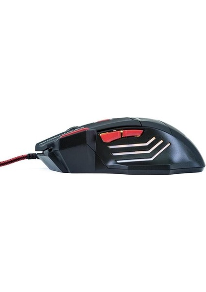 Ledli Optik Oyuncu Faresi - Gaming Mouse Kırmızı