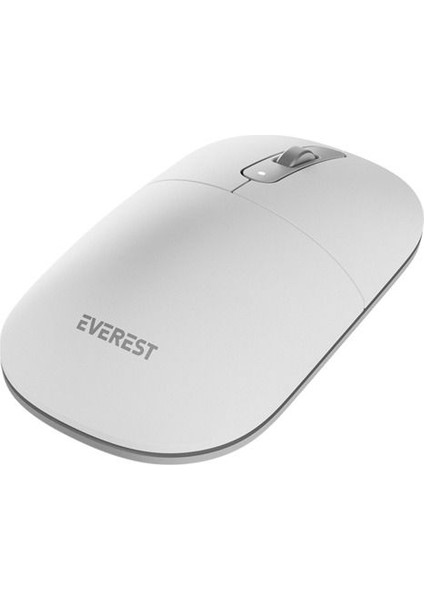 Mouse 3D Sessiz Wireless Elektronik Pilli SMW-384 Beyaz