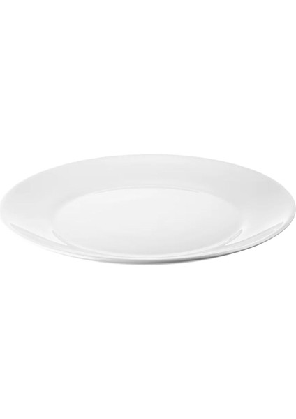 Oftast 25 cm Beyaz Tabak Yemek Tabağı Özel Sertleştirilmiş Temperli Cam