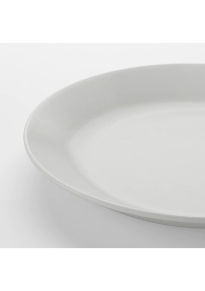 Oftast 25 cm Beyaz Tabak Yemek Tabağı Özel Sertleştirilmiş Temperli Cam