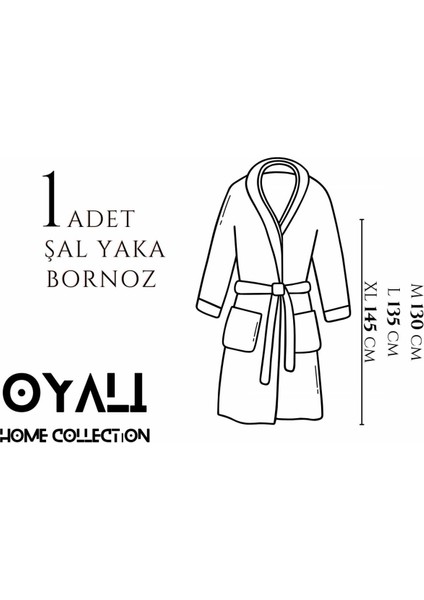 Salyaka Soft Günlük Ceyizlik Bornoz