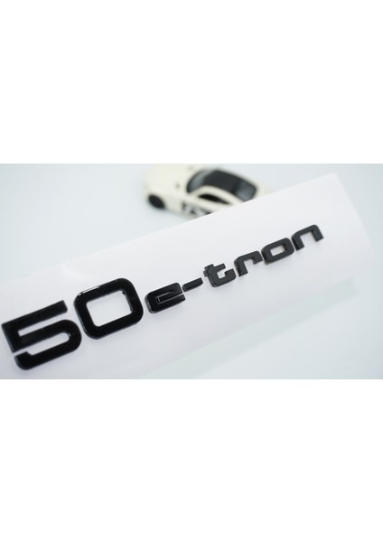 50 E-Tron Bagaj Siyah Abs Yazı Logo Audi Ile Uyumlu