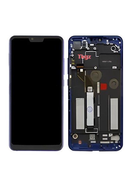 Xiaomi Mi 8 Lite LCD Ekran Dokunmatik Orijinal Kalite Çıtalı Mavi