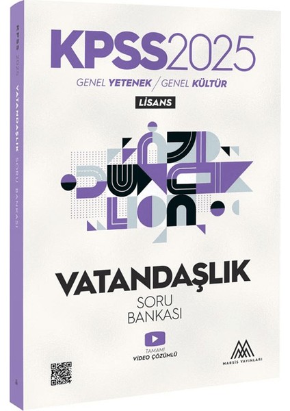 2025 KPSS Vatandaşlık Soru Bankası