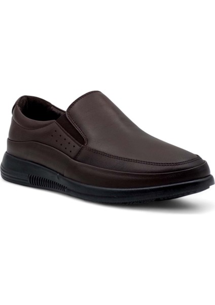 4297 Erkek Deri Comfort Ayakkabı - Kahverengi - 43 modelleri