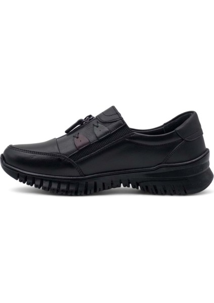 Z006 Kadın Deri Comfort Ayakkabı - Siyah - 37 fiyatları