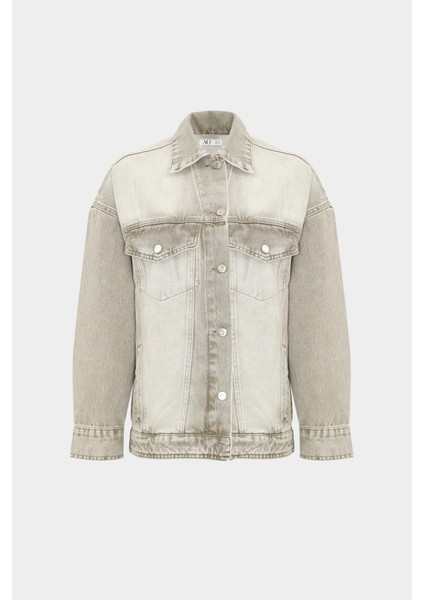 Premium Kar Yıkama Oversize Kadın Jean Ceket fiyatları