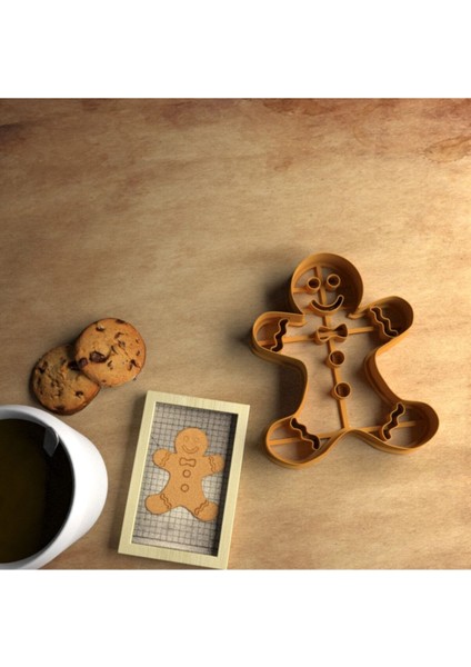 Yılbaşı Temalı, 8 cm, kolay kullanımlı, şık tasarım, kahverengi muffin kalıbı