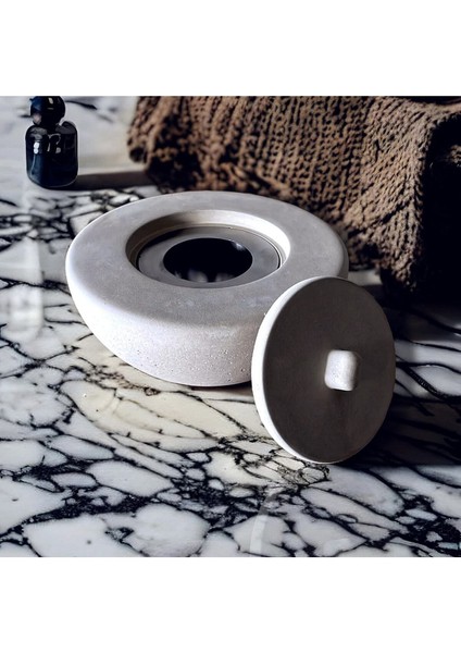 Pure-Fire V.2 Bacasız Beton Masaüstü Şömine 1lt Bioethanol Şömine Yakıtı fırsatları