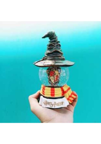 Harry Potter Seçmen Şapka Gryffindor Işıklı Müzikli Kar Küresi