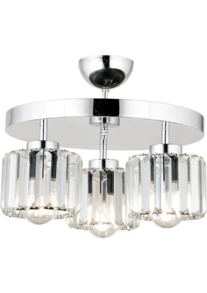 Sabrina 3'lü Krom Y-01 Avize fiyatları