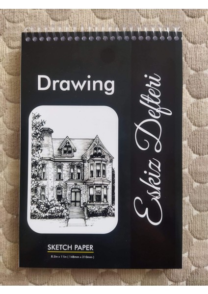 Çizim Defteri Sketchbook, Sketchpad, Eskiz Defteri, A/5 Boyutunda